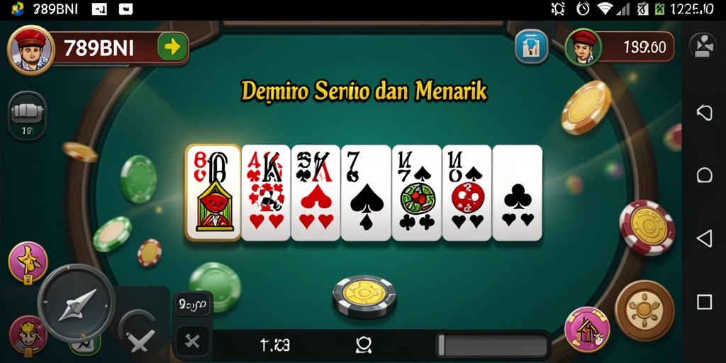 Tampilan seru gameplay Domino di 789BNI.