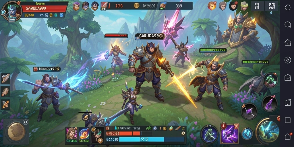 Screenshot membuktikan aksi seru dalam gameplay MMORPG.