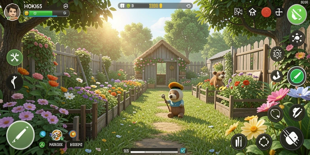 Tampilan gameplay seru dalam HOKI65 dengan pertanian yang menarik.